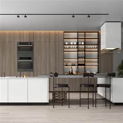 Contemporary MFC Kitchen Cabinets