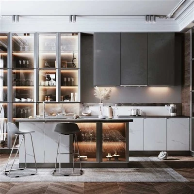PVC Vinyl Kitchen Cabinets PVC Vinyl Kitchen Cabinets